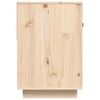vidaXL TV Cabinet Natural wood look Solid pine wood 35.4x15.7x23.6 in