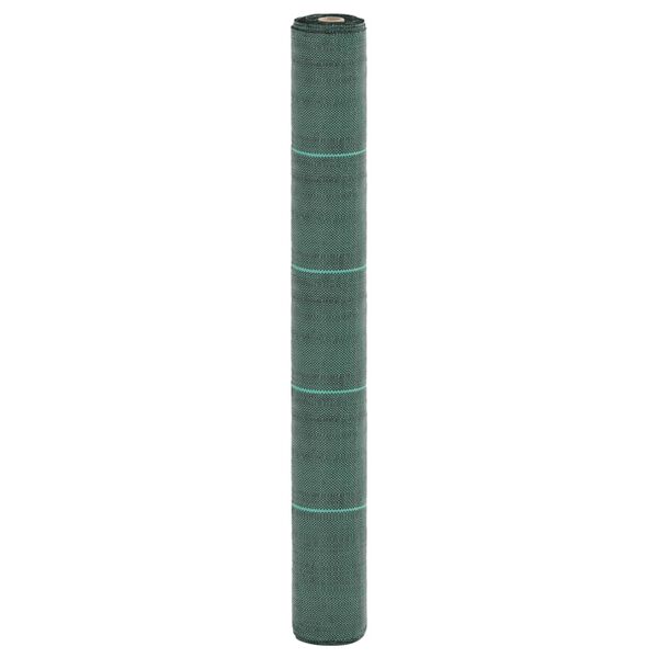 vidaXL Weed Membrane Green Polypropylene 3.3 x 32.8 ft