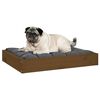 vidaXL Dog Bed Honey brown Solid pine wood Small Durable Dog Bed