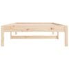 vidaXL Day Bed Natural Wood Solid pine wood 35.4x78.7 in Day Bed