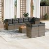 vidaXL Garden Sofa Set Grey