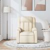 vidaXL Massage Recliner Chair Cream