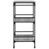 vidaXL Kitchen Trolley Gray Sonoma 23.8"x19.7"x41.3" Engineered Wood