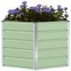 vidaXL Planter Pastel Green 129 x 129 x 75 cm Steel