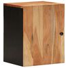 vidaXL Bathroom Wall Cabinet Natural Wood Solid acacia wood, engineered wood