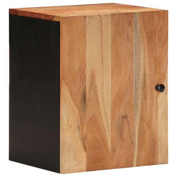 vidaXL Bathroom Wall Cabinet Natural Wood Solid acacia wood, engineered wood