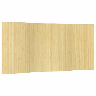 Wooden roll-up mat or bamboo screen showing multiple vertical slats