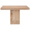 vidaXL Dining Table Natural wood Solid mango wood Medium Durable