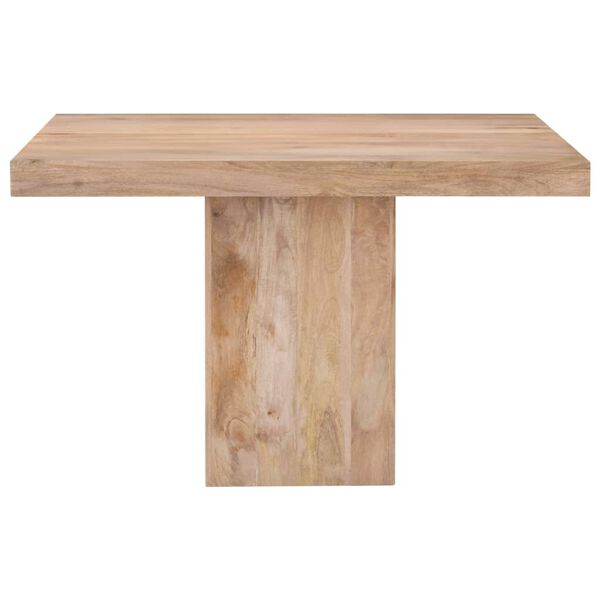 vidaXL Dining Table Natural wood Solid mango wood Medium Durable