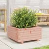 vidaXL Garden Planter Natural wood Solid Douglas wood Medium Durable