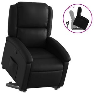 vidaXL Stand Up Recliner Chair Black