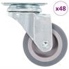 vidaXL 48 pcs Swivel Casters 1.97 " (4x143434)