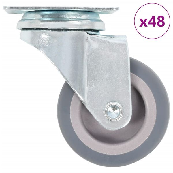 vidaXL 48 pcs Swivel Casters 1.97 " (4x143434)
