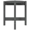 vidaXL Coffee Table Grey Solid pine wood Compact Decorative Inlays