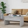 vidaXL Coffee Table Grey Sonoma Engineered Wood 31.5x19.9x16.3 in