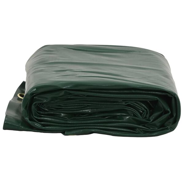 vidaXL Tarpaulin Green Ø 9.2 ' 7.11 oz/ft²