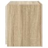 vidaXL TV Wall Cabinet Sonoma Oak Engineered Wood Compact