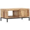 vidaXL Coffee Table Brown Solid mango wood 34.6 in x 19.7 in Rectangular