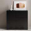 FMD Dresser Black Melamine-covered particle board Medium Dresser