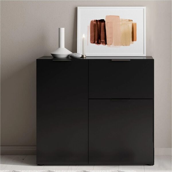 FMD Dresser Black Melamine-covered particle board Medium Dresser