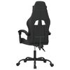 vidaXL Gaming Chair Black Faux Leather