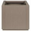 vidaXL Garden Planter Gray 36 x 36 x 35 cm Polypropylene