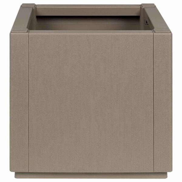 vidaXL Garden Planter Gray 36 x 36 x 35 cm Polypropylene