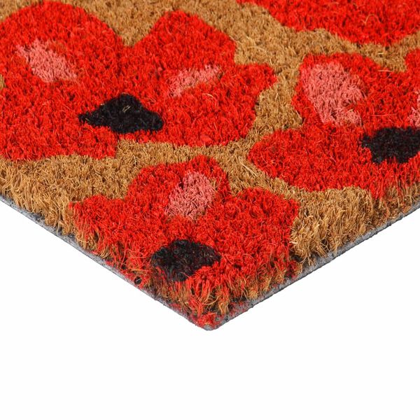 vidaXL Door Mat Natural 17.7"x29.5" Tufted Coir