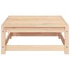 vidaXL Garden Sofa Natural Wood Solid Pine Wood Single Modular