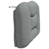 vidaXL Headboard Cushion Light Grey Polyester, PP fiber 31.5 in wide