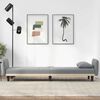 vidaXL Sofa Bed Light grey Fabric (100% polyester), plywood, plastic Large