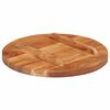 vidaXL Table Top Solid Wood Acacia Round 0.98"-1.06" 15.7"