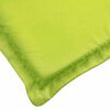 vidaXL Deck Chair Cushion Bright Green Oxford fabric (100% polyester)