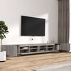 vidaXL TV Cabinet Set Grey Sonoma Engineered Wood Large TV Cabinet Set