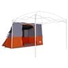 vidaXL Inner Tent Grey and Orange 110.24 x 86.61 x 69.29 in Taffeta