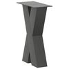 vidaXL Coffee Table Leg Set of 2 Anthracite Powder-coated steel Small