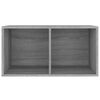 vidaXL LP Storage Box Gray Sonoma Engineered Wood Medium