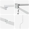 vidaXL Awning White 157.48" x 118.11" Metal
