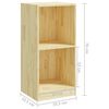 vidaXL Side Cabinet Natural wood Solid pinewood Medium Side Cabinet