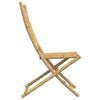 vidaXL Garden Chair Set of 8 Natural Bamboo Bamboo Medium Foldable