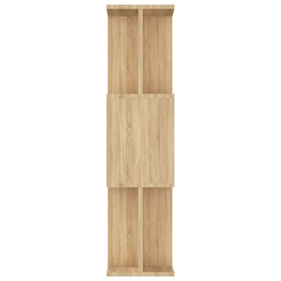vidaXL Book Cabinet/Room Divider Sonoma Oak 31.5"x9.4"x37.8" Engineered Wood