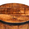 vidaXL Stool Variations of Brown Rough mango wood Medium