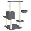 vidaXL Cat Tree Dark Grey Engineered wood 37.4 in tall Durable