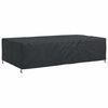 vidaXL Outdoor Furniture Cover Black 124" x 70.9" x 29.1" 420D