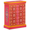 vidaXL Sideboard Multicolor with pink base Solid mango wood