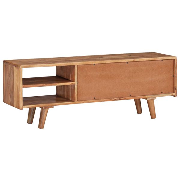 vidaXL TV Cabinet Natural wood Solid acacia wood Standard TV Cabinet