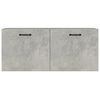 vidaXL Wall Cabinet Concrete grey Engineered wood Wall Cabinet