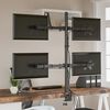 vidaXL Monitor Mount Black Steel VESA 75/3.94 "