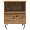vidaXL Bedside Cabinet Artisan Oak Engineered wood Medium