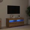 vidaXL TV Cabinet Artisan Oak Engineered Wood Medium TV Cabinet